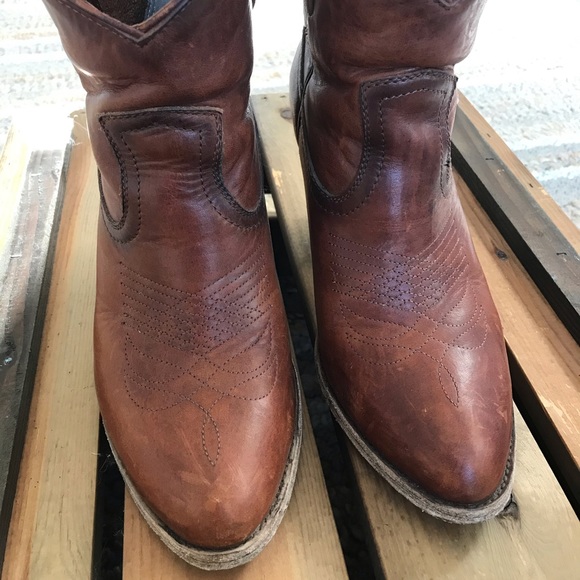 Frye Western Ankle Boots - Picture 6 of 8